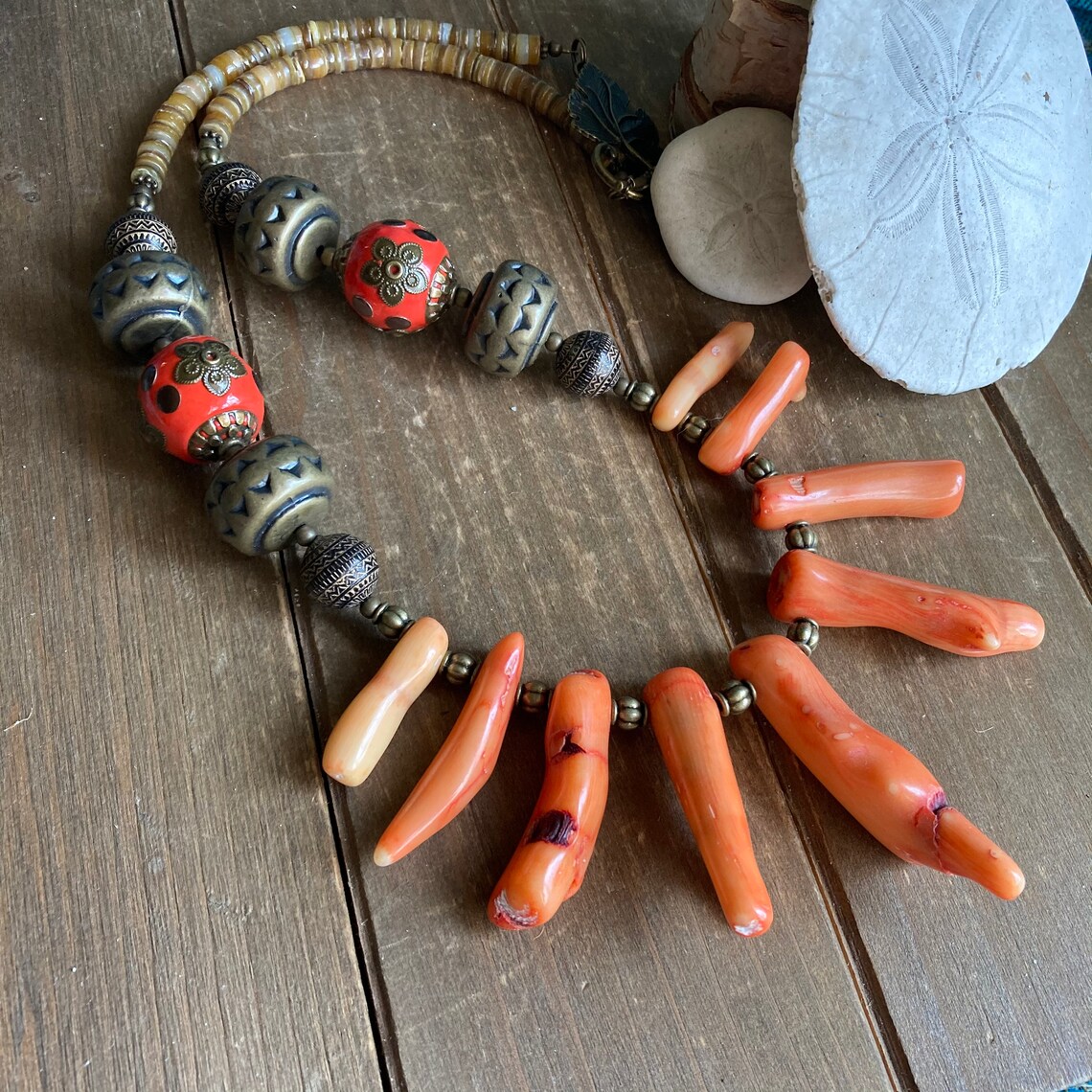 Sugar Coast Necklace - Orange