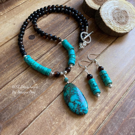 Tibetan Black Clay Bead Necklace | Handcrafted Artisan Jewelry from Nepal | Cultural Elements