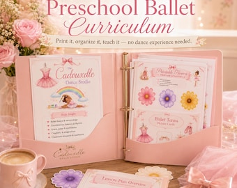 Preschool Ballet Lesson Plan Printable | Nature Theme Creative Movement Activities for Teachers & Homeschool