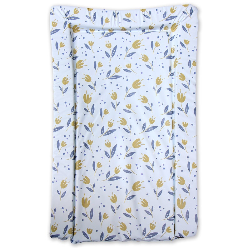 green baby changing mat