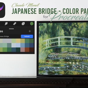 Procreate: Color Palette - Monet - Japanese Bridge
