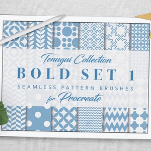 Procréer: Pinceaux à motifs sans couture - Bold Set 1