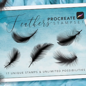 Feathers Procreate Stampset
