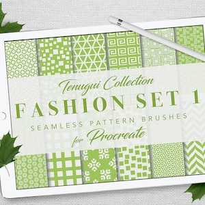 Procreate: Seamless Pattern Brushes -Fashion Patterns