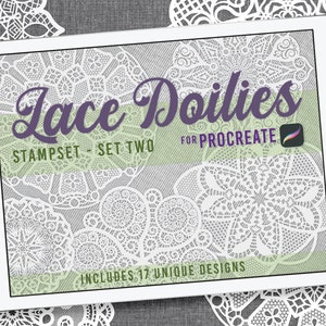 Lace Doilies Procreate Stampset - Set Two