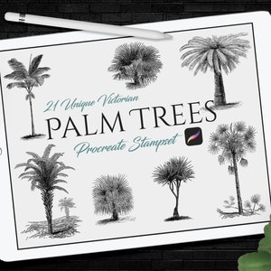 Victorian Palm Trees Stampset