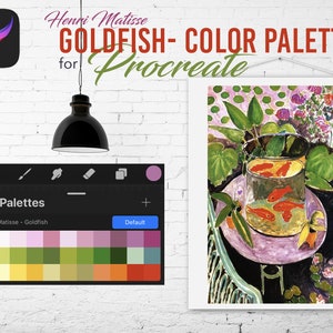 Procreate: Color Palette - Matisse - Goldfish