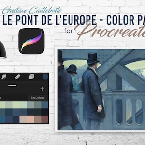 Procreate: Color Palette - Caillebotte - Bridge