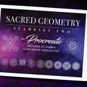 Procreate Stamps: Sacred Geometry Set Two