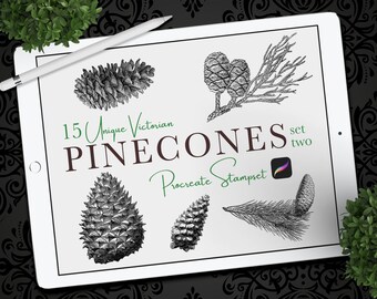 ビクトリア朝の松ぼっくり - スタンプセット2