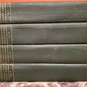 Antique Military History Books Napoleonic Wars Napoleons Life France w/Maps 1883 Complete Set of 4 Books