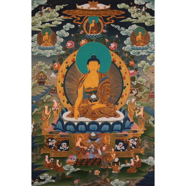 Gautam Buddha Painting Etsy