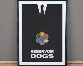 Reservoir Dogs - Minimalist Movie Art Print - Poster - Wall Art
