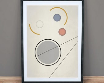 Circles and Spheres No.1 - Geometric Abstract Art Print