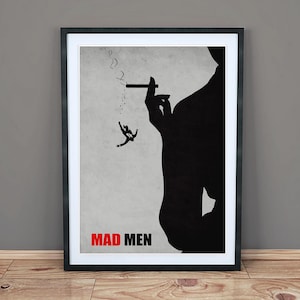 Mad Men - Minimalistisch Film Kunstdruck - Poster - Wandkunst