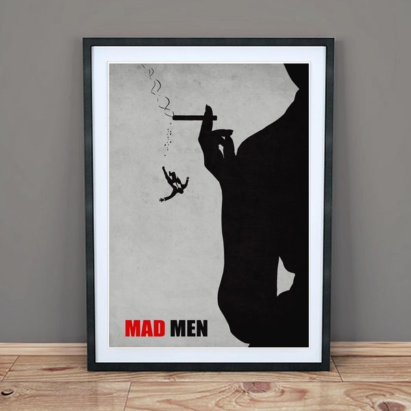 Mad Men - Minimalistisch Film Kunstdruck - Poster - Wandkunst