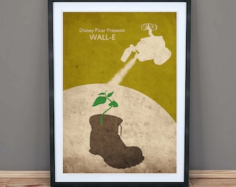 Wall-E - Minimalist Movie Art Print - Poster - Wall Art