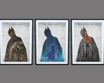Dark Knight Poster Etsy