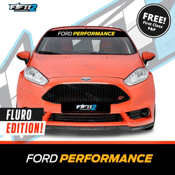 Ford Performance Fiesta St Sunstrip Fluro Edition Ford Etsy