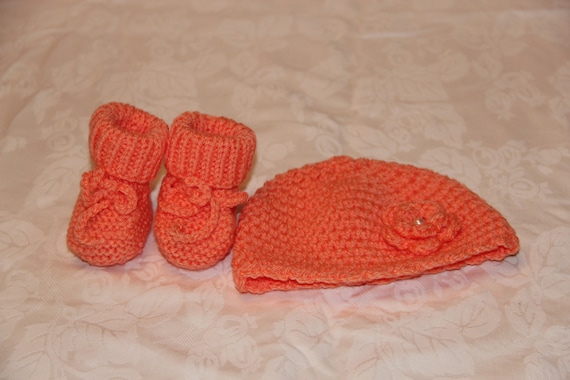 orange baby hat