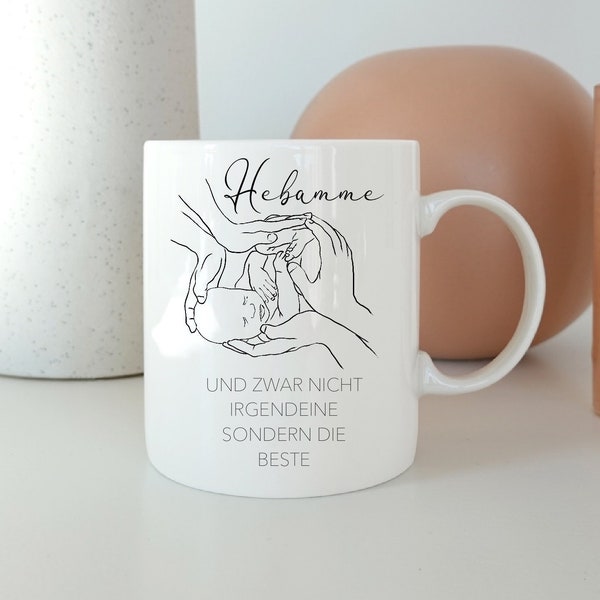 Geschenk Tasse Hebamme