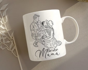 Geschenk Tasse ganze Familie