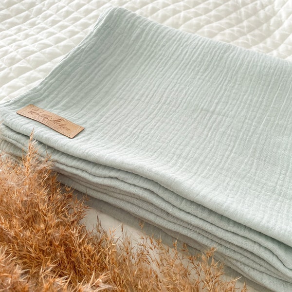 Tagesdecke Musselin | Babydecke | Kuscheldecke