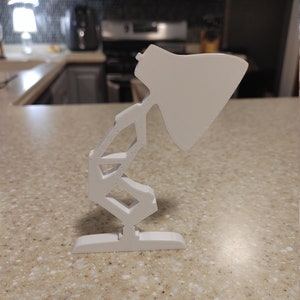 Pixar Animation Lamp Style Logo Shelf sign 5in (stocking stuffer, 3d printed)