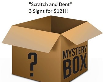 Caja Misteriosa ("Rasca y Abolla") ¡¡3 Señales!! (Logotipos de videojuegos, logotipos, carteles, adornos para calcetines)