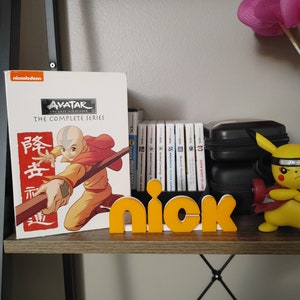 Nickelodeon &quot;NICK&quot; or Nick Jr. TV Sign Decoration 6.25in (decor, game room, stocking stuffer)