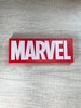 Marvel Studios style logo sign decor ~7in (man cave, game room, stocking stuffer) 