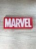 Marvel Studios style logo sign decor ~7in (man cave, game room, stocking stuffer)
