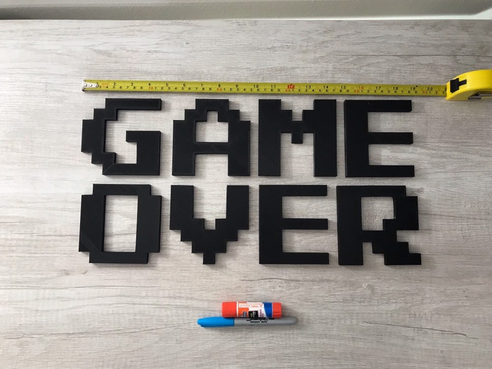 GAME OVER Logo for Desk