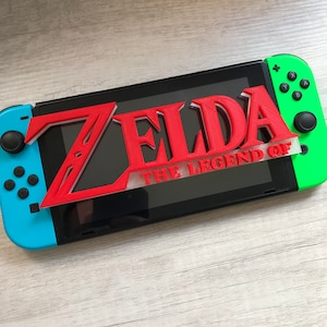 Legend of Zelda Video Game Logo Sign Decoration ~7.5in (videogame, decor, gaming, gamer, stocking stuffer, gift, game room)