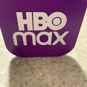 HBO Max App Style 3D Printed Logo Sign (game Room, Movie Room, Theater ...