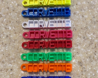 Corvette Keychain