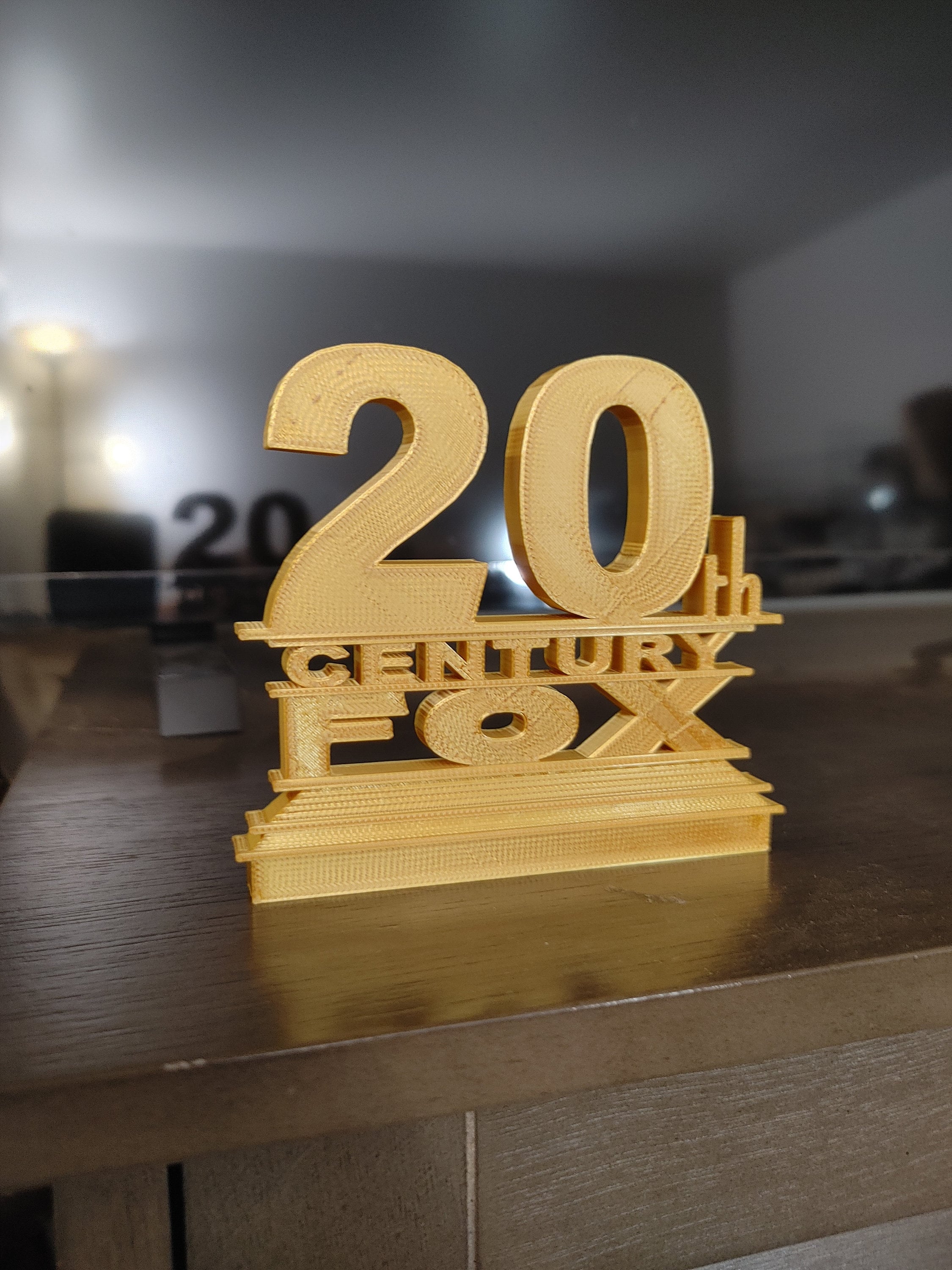 20th Century Fox Television Logo, Customized Movie Style Sign, 3D Printed  Gift