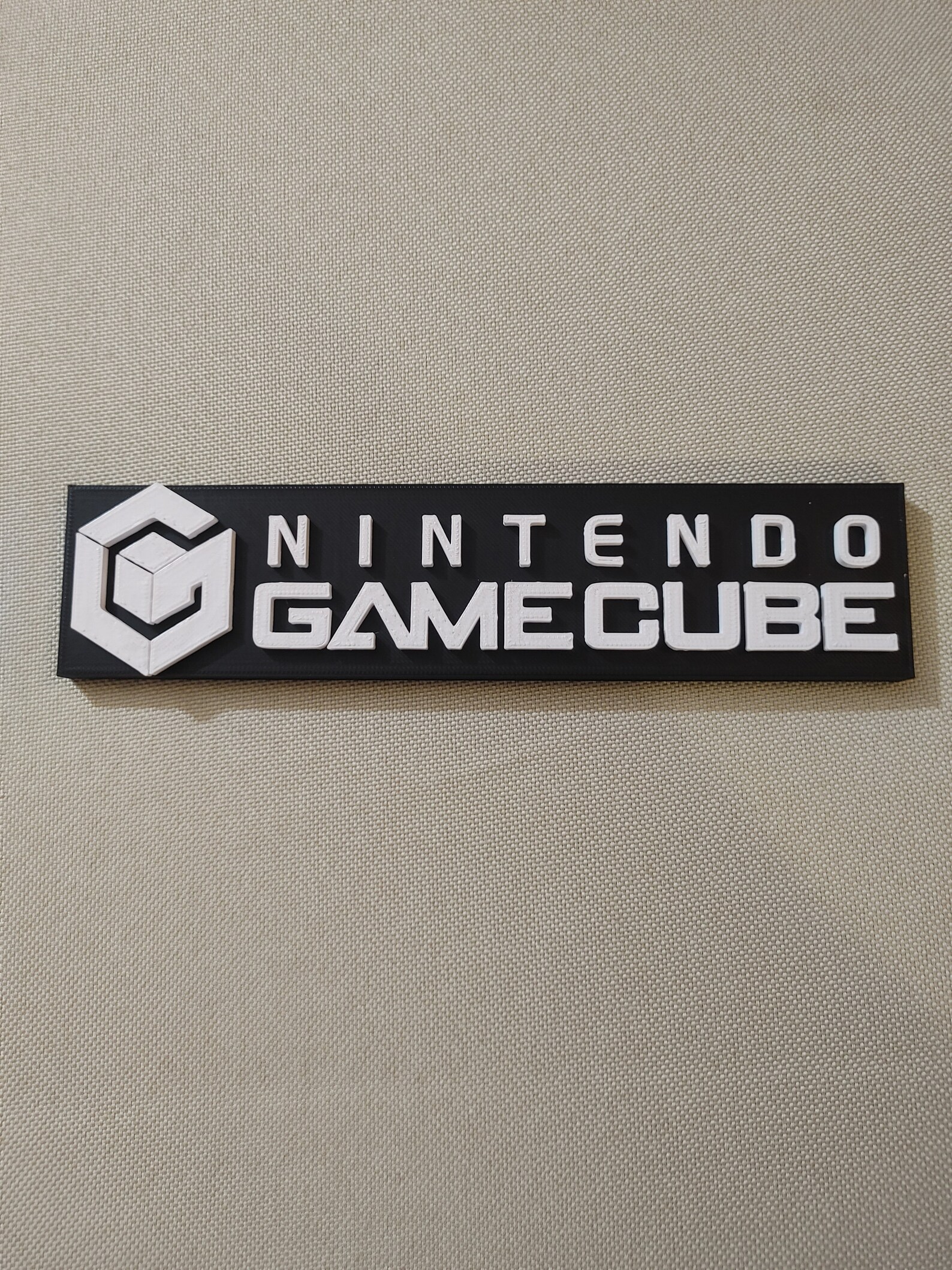 Nintendo Gamecube Video Game Logo Sign 8.5in 3D Printed Man Etsy UK