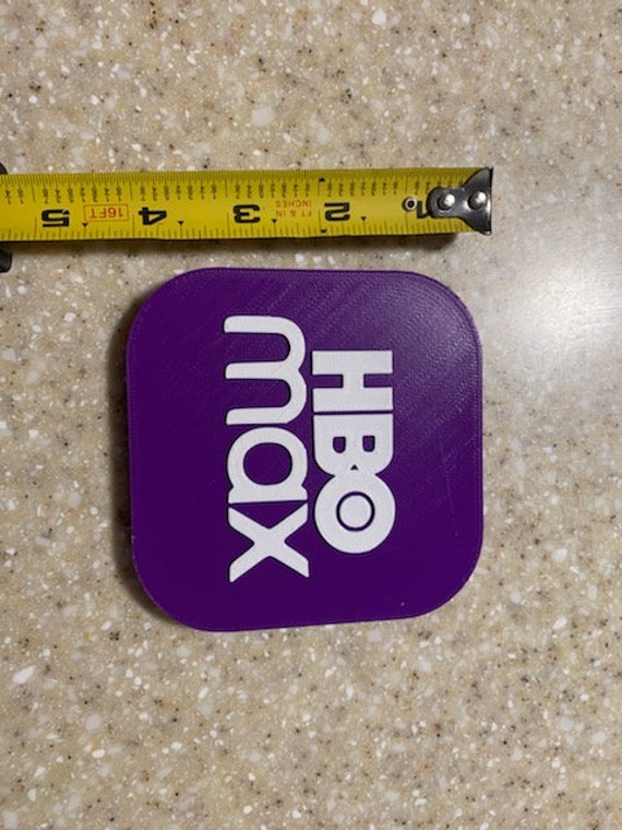 HBO Max App Style 3D Printed Logo Sign game Room Movie Room Theater Theatre Room Shelf Sign Etsy UK