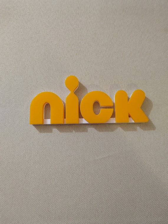 Nickelodeon nick or Nick Jr. TV Sign Decoration 6.25in decor, Game