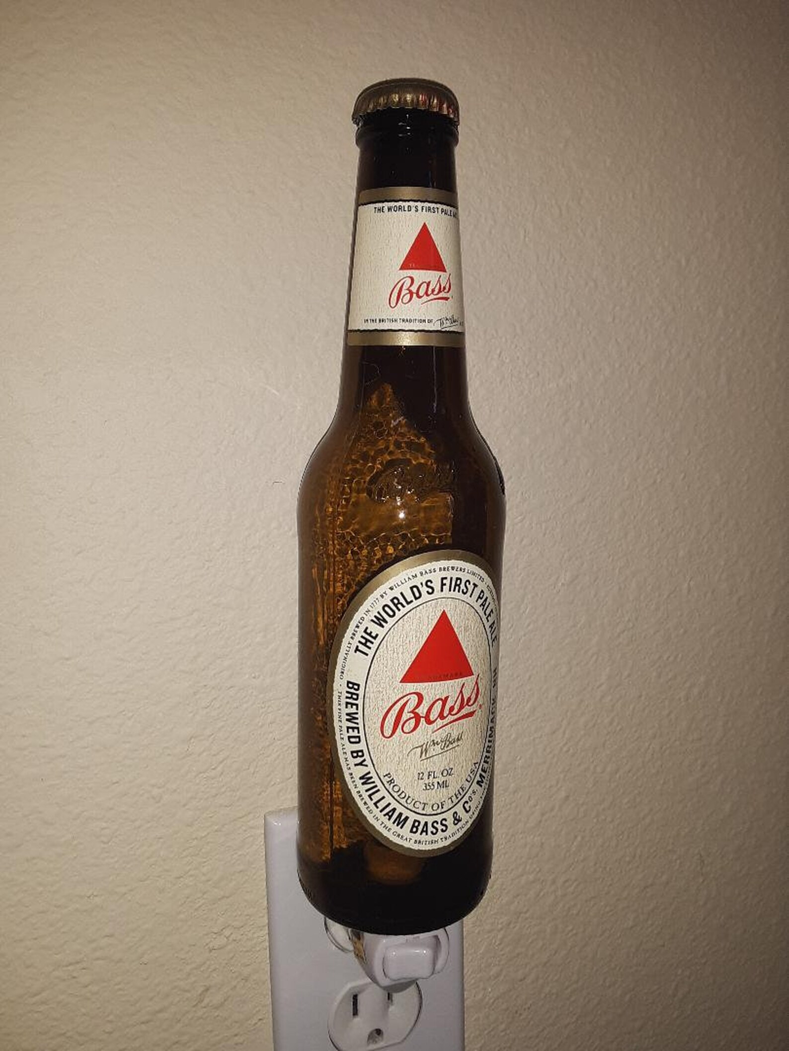 Bass Beer Bottle Nightlight Etsy