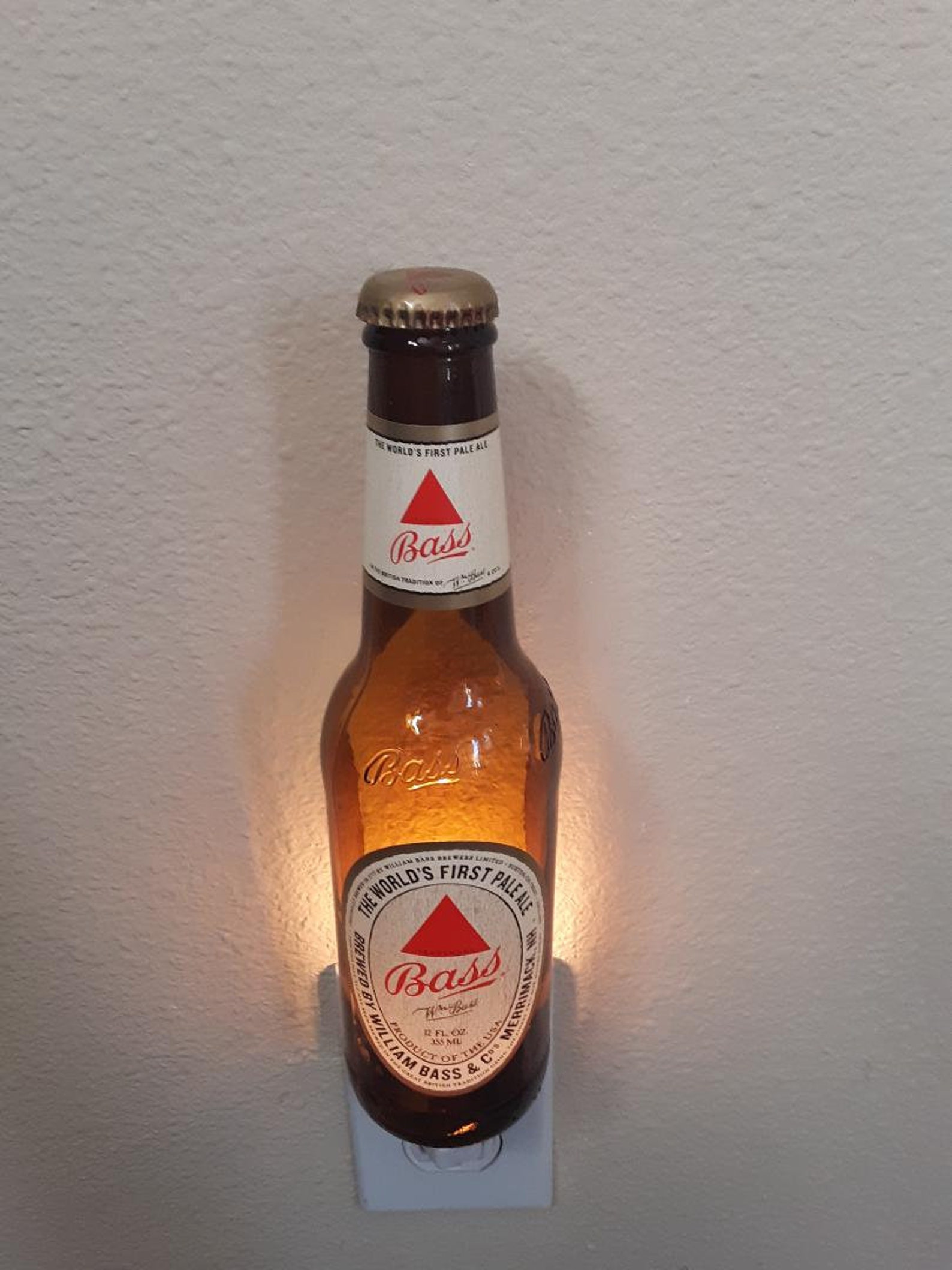 Bass Beer Bottle Nightlight Etsy