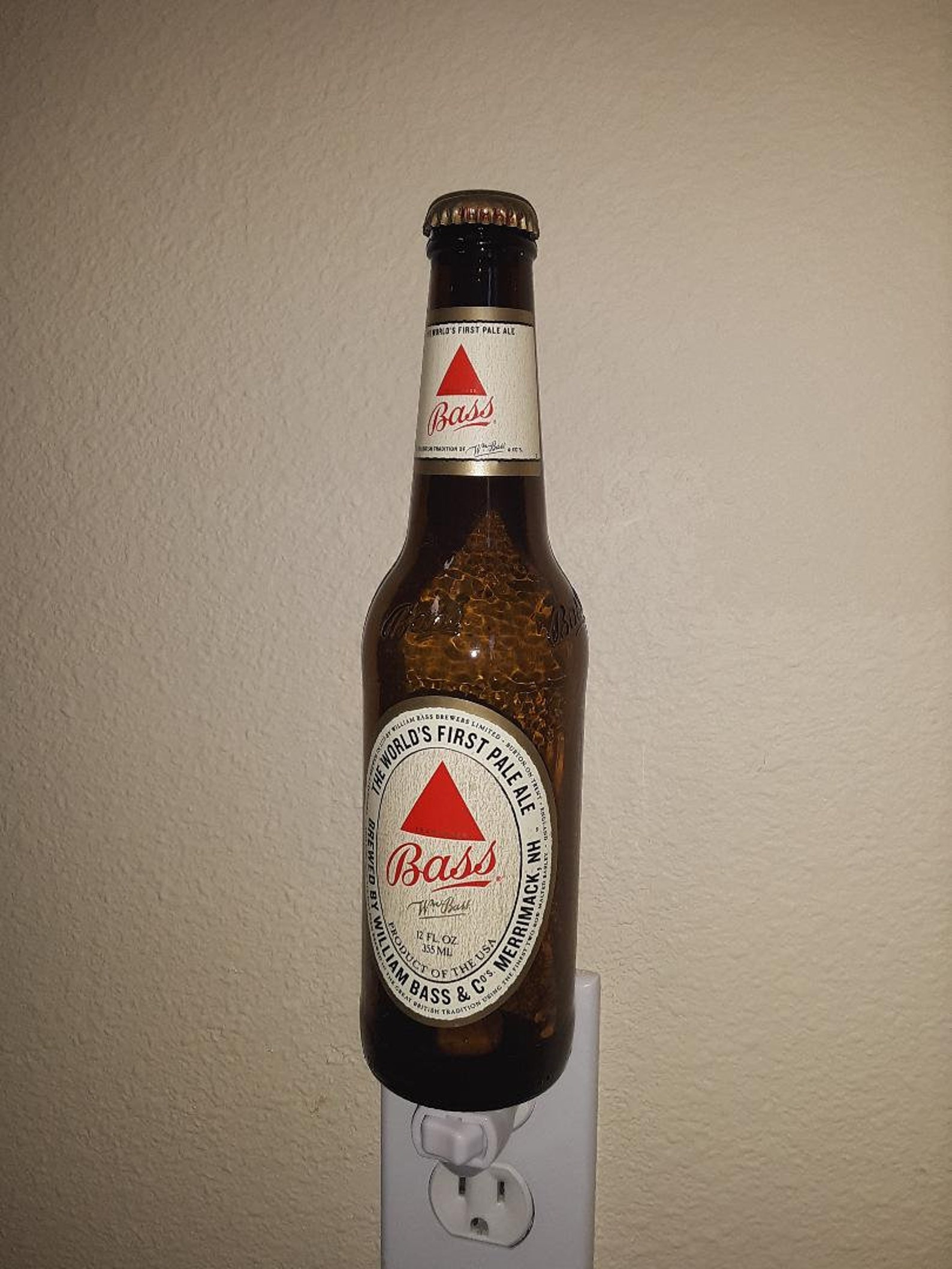 Bass Beer Bottle Nightlight Etsy