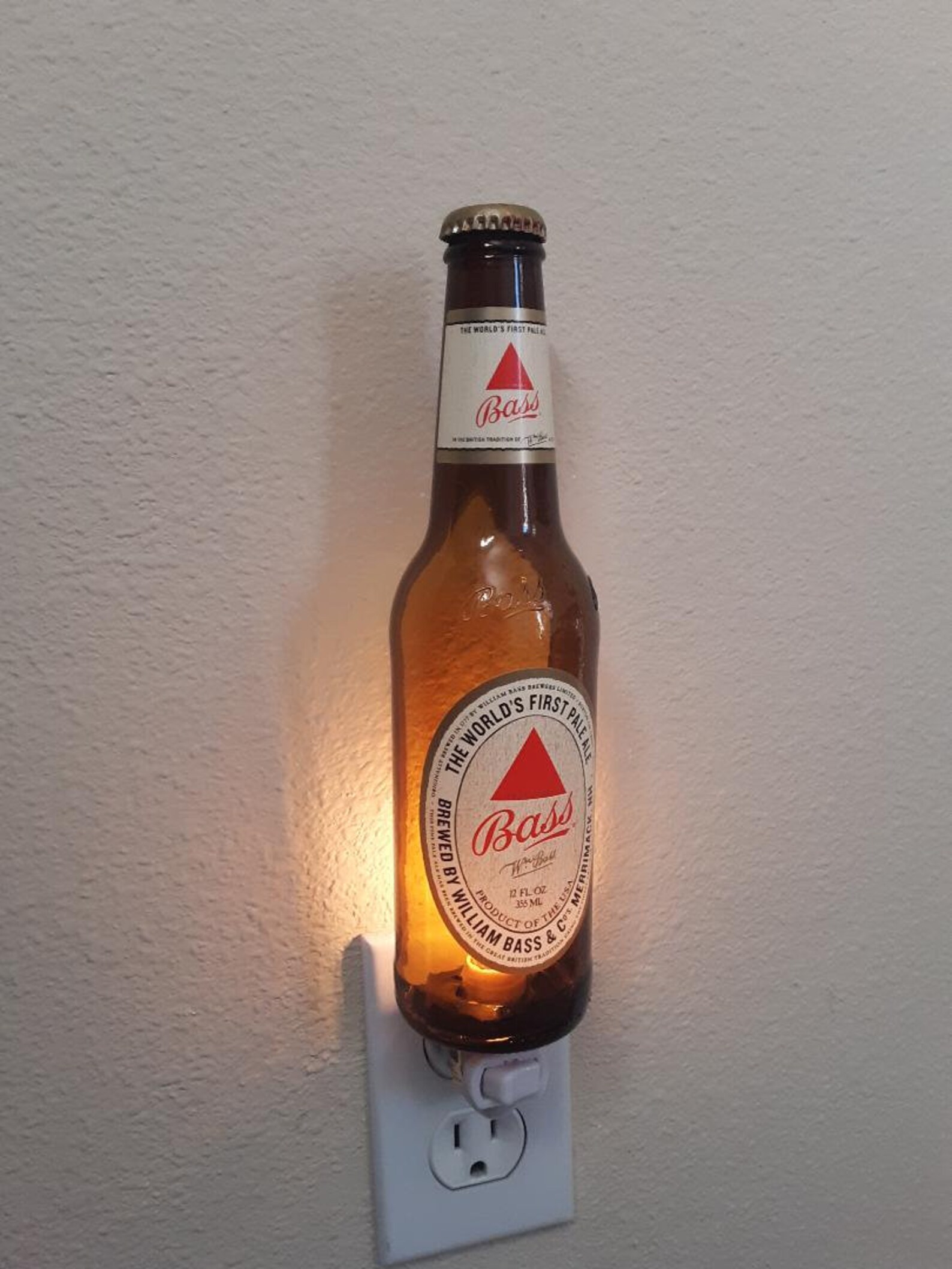 Bass Beer Bottle Nightlight Etsy