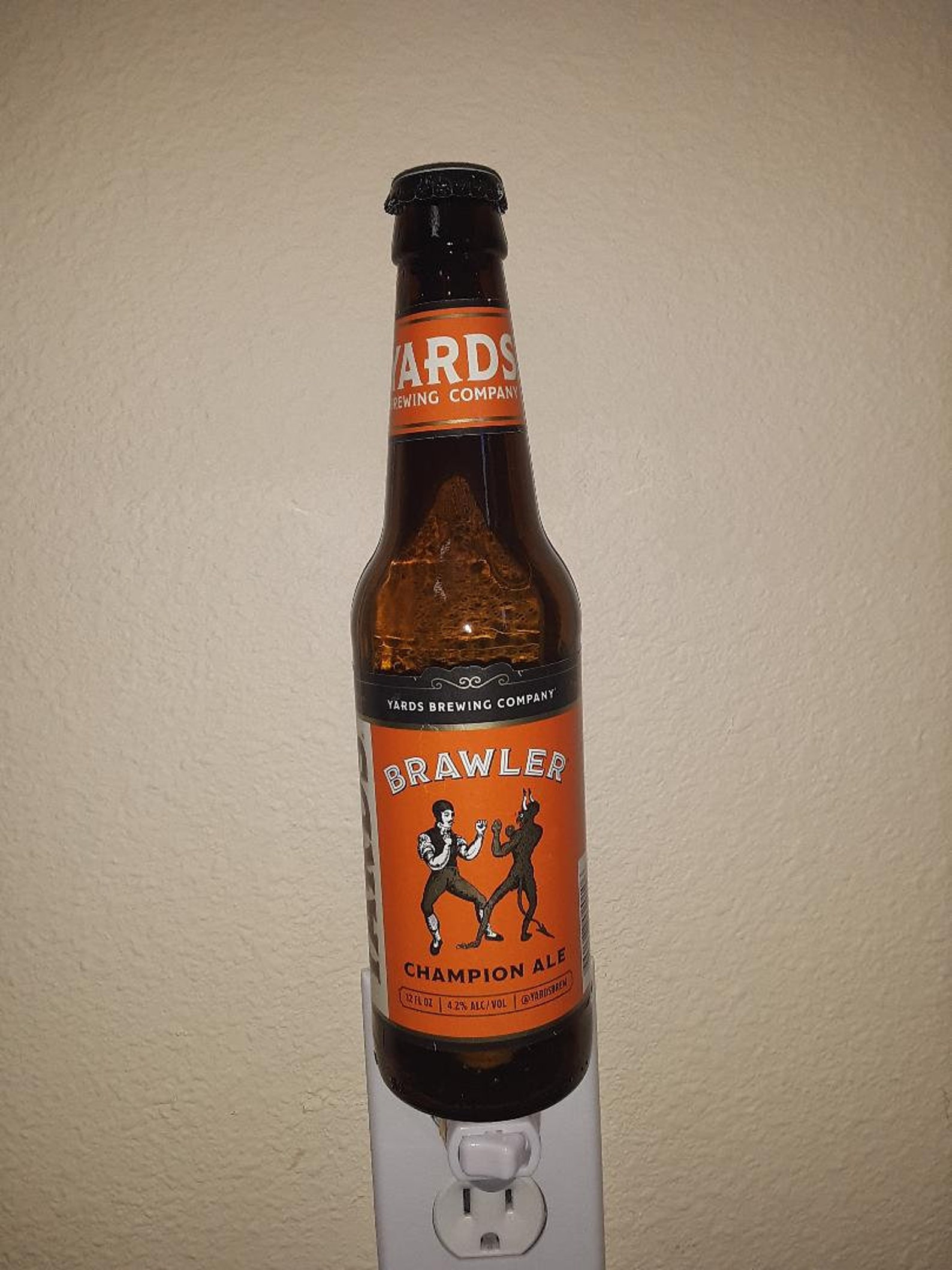 Yards Brawler Beer Bottle Nightlight Etsy