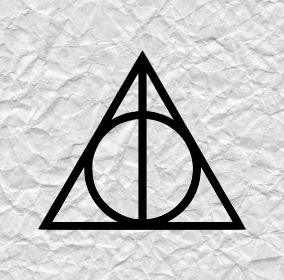 Deathly Hallows Vinyl Decal