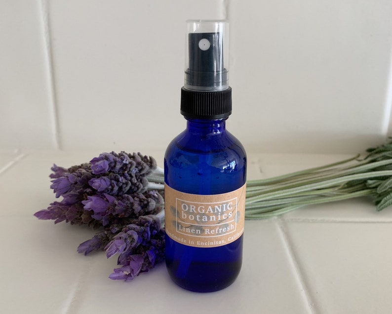 Linen Refresh Organic Pillow Mist Natural Lavender Linen Etsy