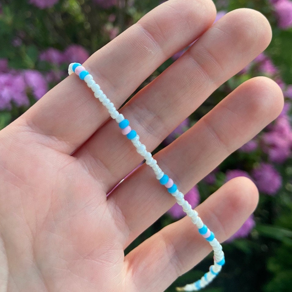 Seed Bead necklace Etsy