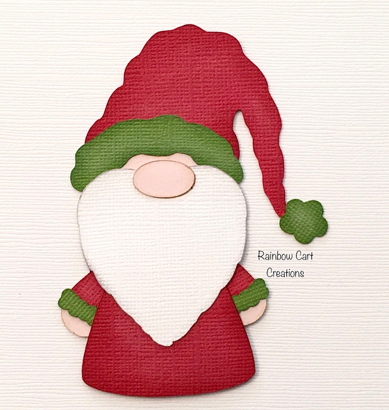 16 Christmas Gnomes PreMade Die Cuts Embellishments Etsy