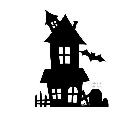 3-12 Haunted House Bat Die-cuts Embellishments Card Topper | Etsy